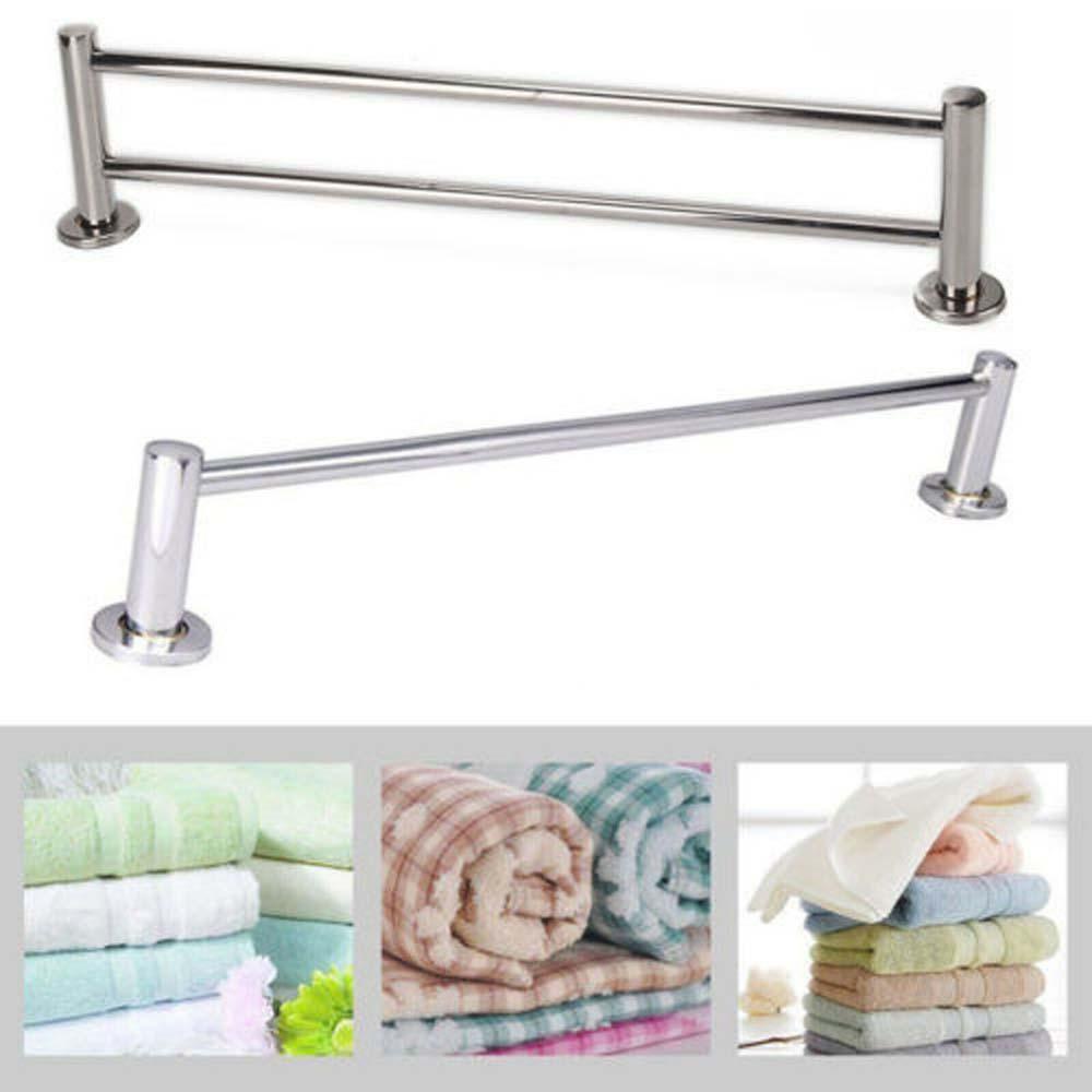 Giá Đỡ Treo Khăn Gắn Tường Bằng Thép Không Gỉ Tiện Dụng Cho Phòng Tắm / Nhà Bếp