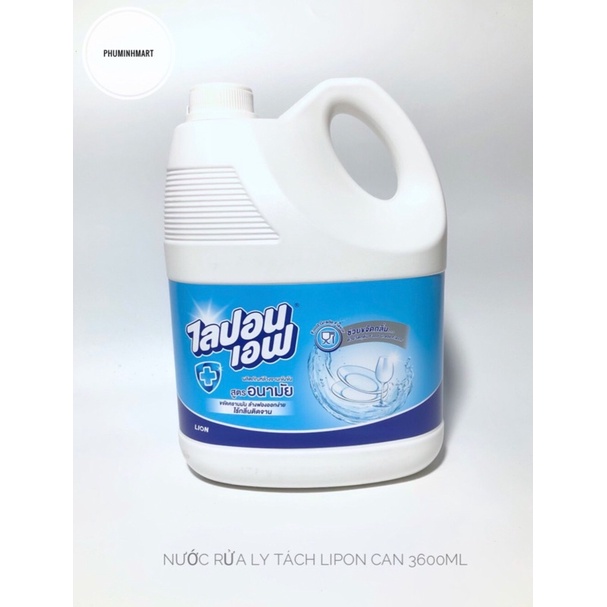 NƯỚC RỬA CHÉN BÁT LIPONF KHÔNG MÙI 3600ML - MẪU MỚI NHẤT-HÀNG CHUẨN NHẬP KHẨU THÁI LAN
