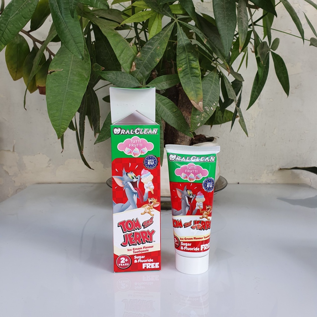 Kem đánh răng Oral-Clean Tom and Jerry cho bé từ 2 tuổi