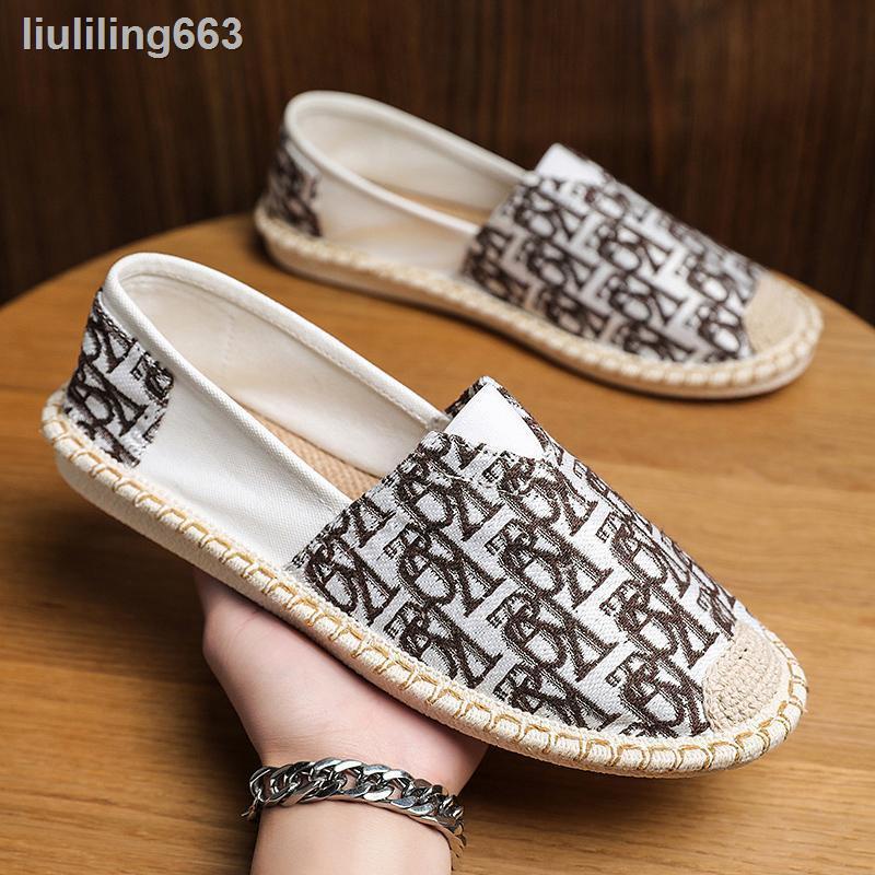 ❂❏♤Giày Lười Vải Canvas Mỏng Thoáng Khí Thời Trang Cao Cấp Cho Nam | BigBuy360 - bigbuy360.vn