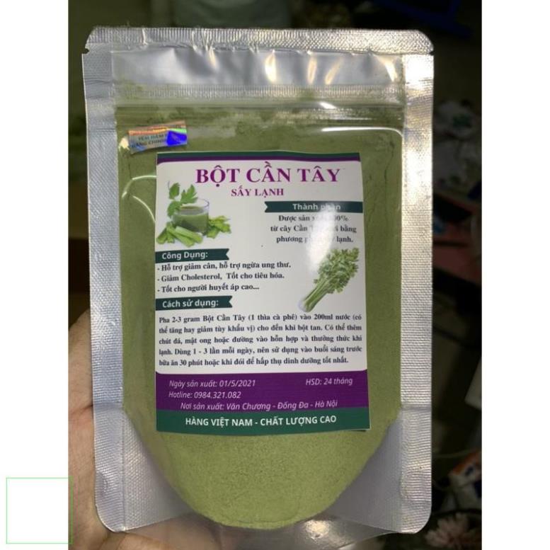 100gr Bột Cần Tây sấy lạnh nguyên chất nhà làm
