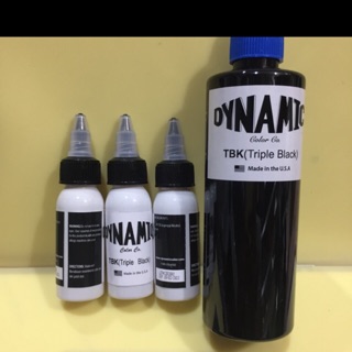 Mực xăm dynamic Triple black 30ml