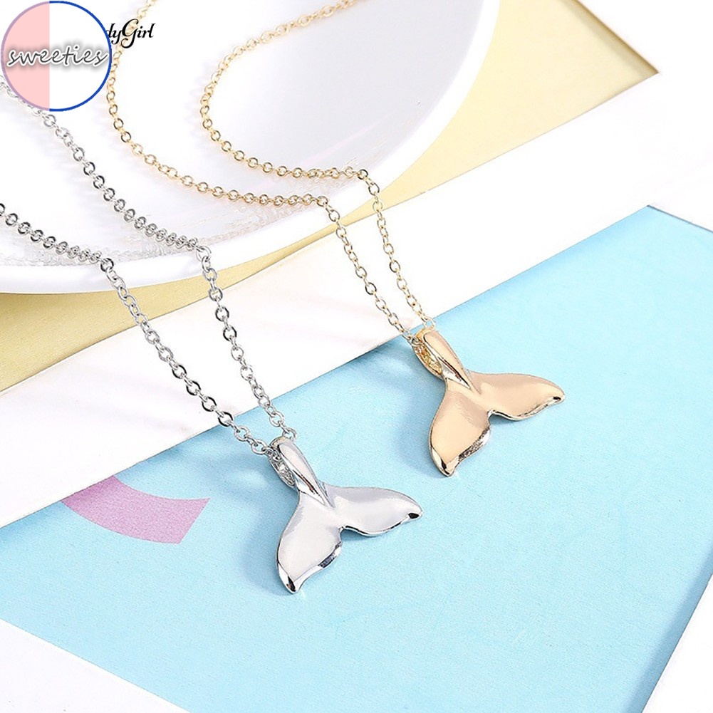 Vòng cổ mặt đuôi cá phong cách retro phong cách thời trang cho nữ