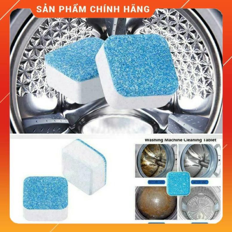 [ HÀNG SIÊU TỐT]  [Hộp 12 Viên] Viên Tẩy Vệ Sinh Lồng Máy GiặtI Diệt khuẩn và Tẩy chất cặn Lồng máy giặt hiệu quả.