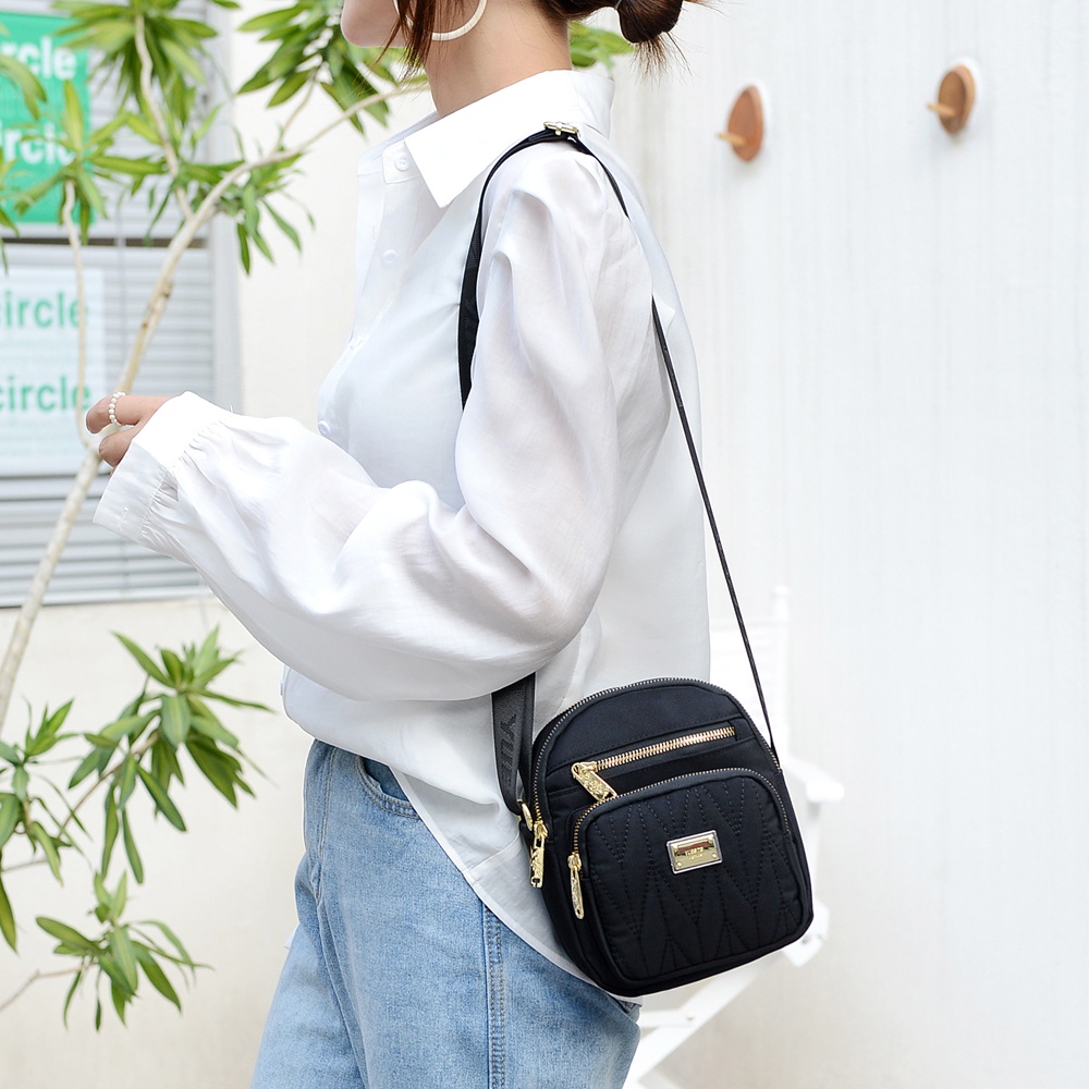 Túi Đeo Vai Đựng Điện Thoại Bằng Vải Nylon Thời Trang Dành Cho Nữ