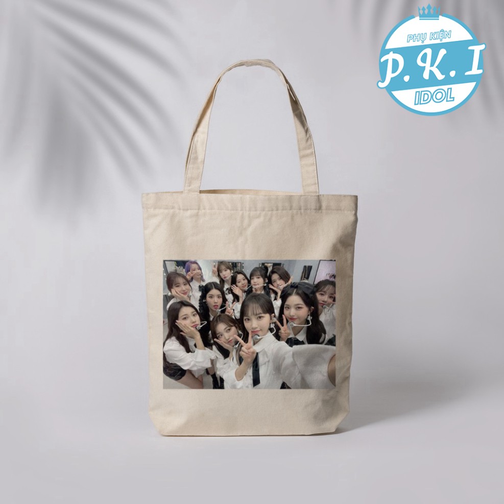 Túi Tote In Hình Nhóm Nhạc IZ*ONE 2021 - QUÀ TẶNG K-POP