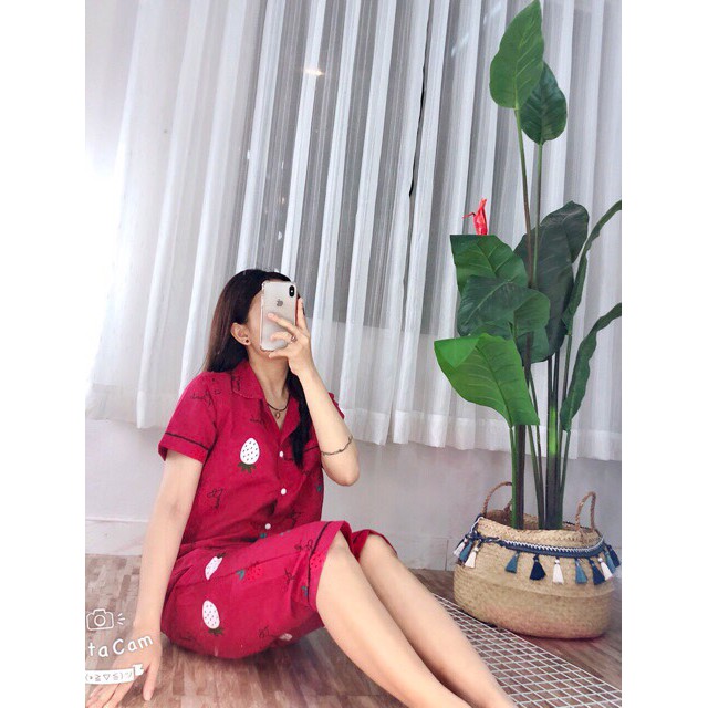 Bộ ngủ pijama lửng full viền (kèm ảnh & video) | BigBuy360 - bigbuy360.vn