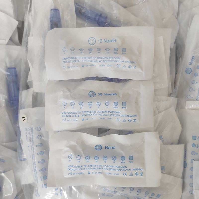 Kim nano,kim 12,kim 36 xanh cấy tảo cấy phấn ,vi kim dùng cho máy phi kim trong spa,thẩm mỹ viện
