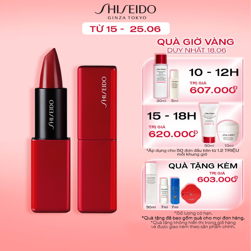 Son lì Shiseido ModernMatte Powder Lipstick màu 580 Alina Red Phiên bản giới hạn 4g