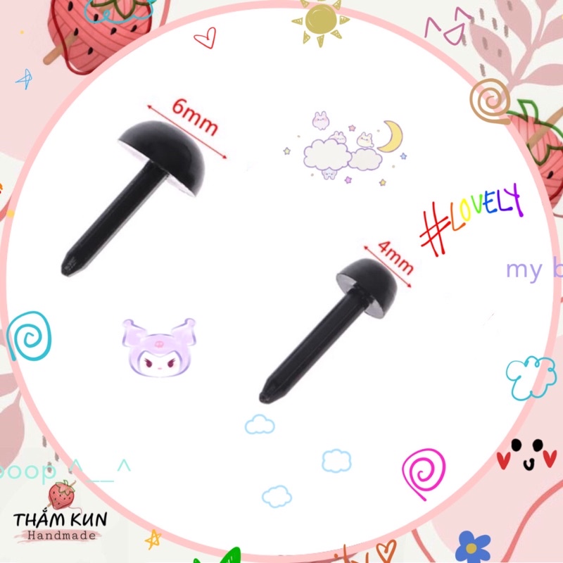 Sét 10 mắt nhựa