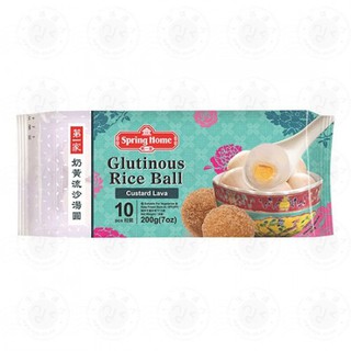 Bánh Trôi Nước Trứng Muối Singapore 200gr*10 viên/ Spring Home Glutinous Rice Ball Custard Lava - Nhập Khẩu Singapore