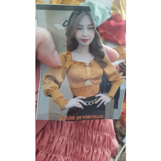 👕Áo kiểu nhúng nơ sau tơ lụa
