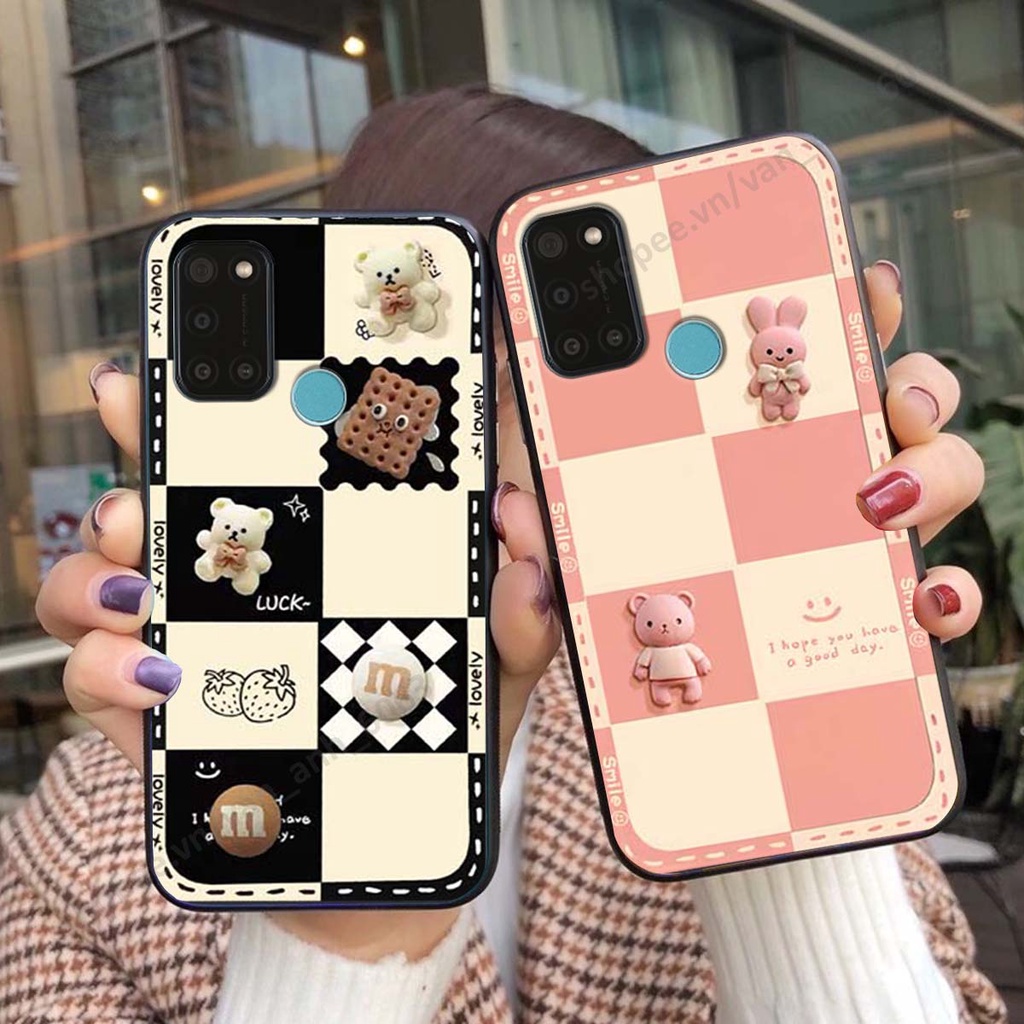 Ốp lưng Realme C17 / 7i hình gấu, kẹo dễ thương cute