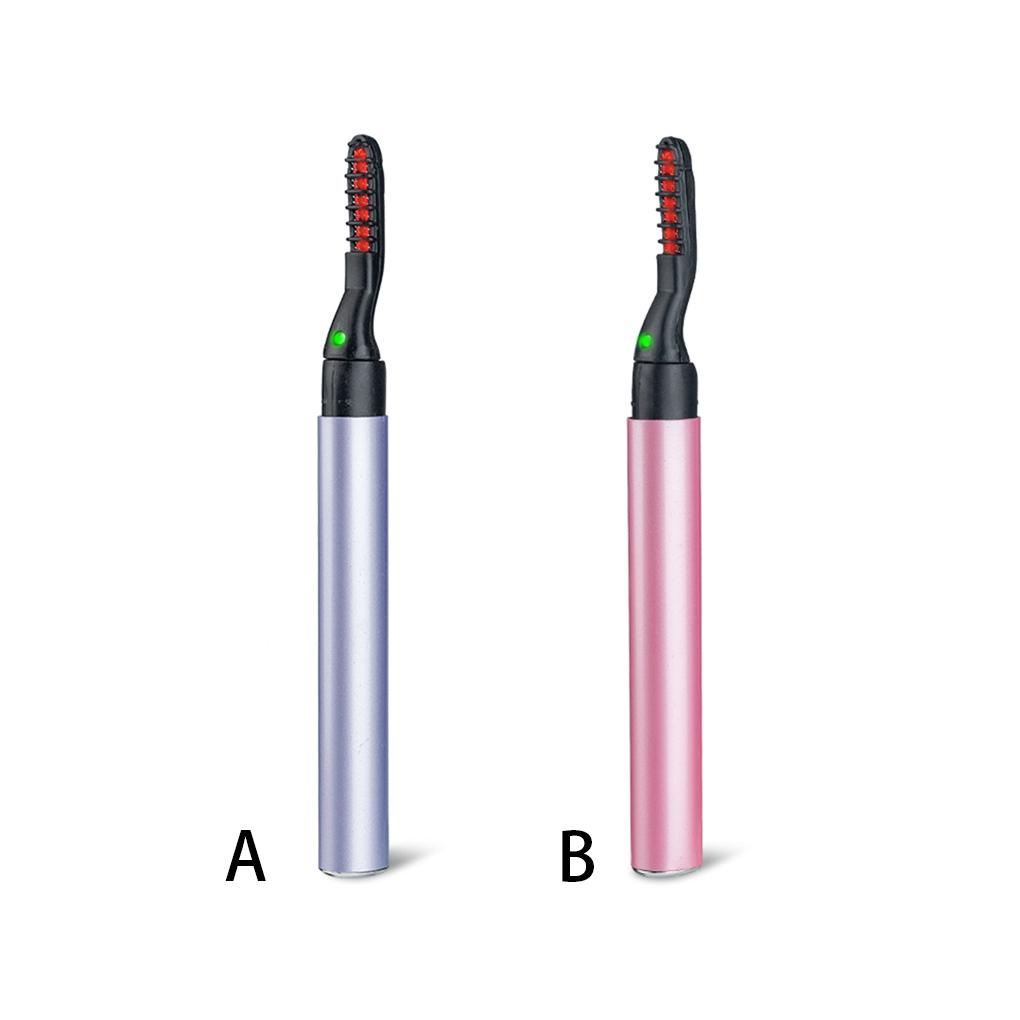 Dụng Cụ Uốn Lông Mi Cầm Tay Bằng Điện Ống Nhôm Tiện Dụng Cho Nữ