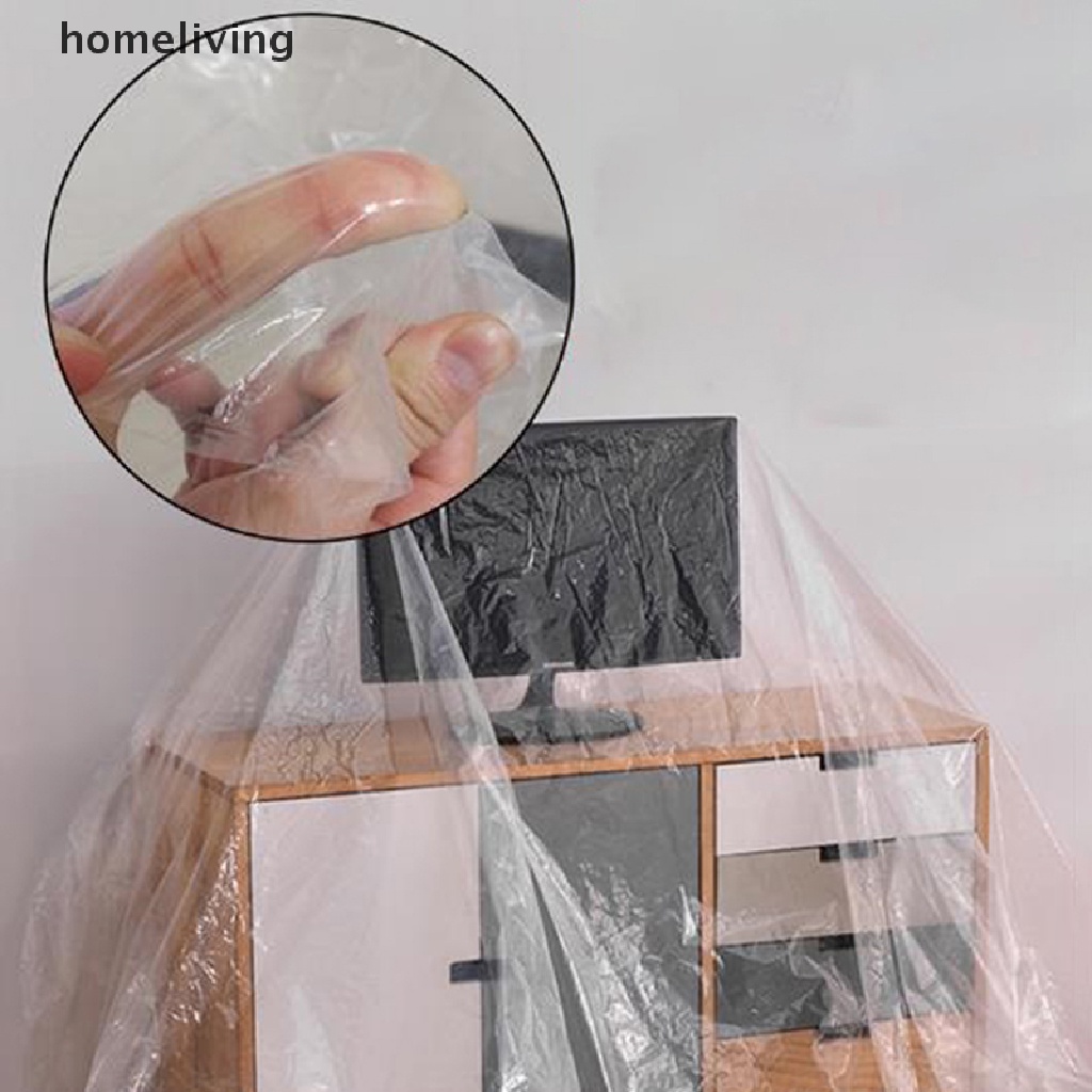 1 Tấm Nhựa Phủ Nội Thất Chống Bụi / Nước Tiện Dụng Cho Xe Hơi / Sofa / Giường Ngủ Ốp