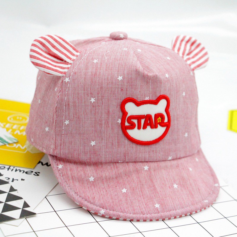 Nón lưỡi trai dành cho trẻ em có tai gấu