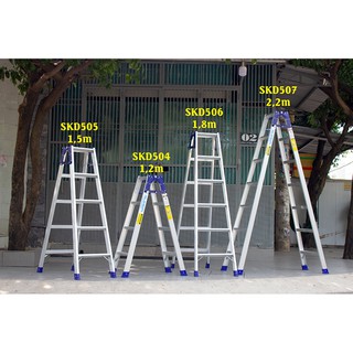 Thang nhôm xếp cao cấp chữ A-I Sumika SKD 506 Giá Rẻ Lắm Luôn