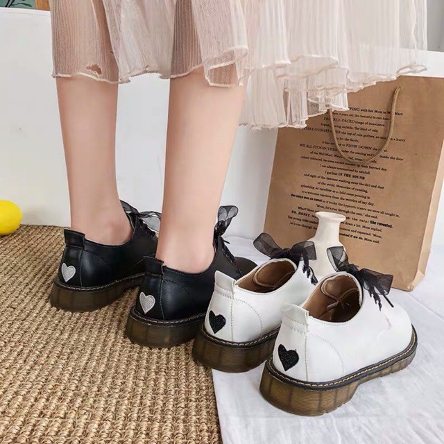 (Hàng Order) Giày bốt da lì cổ thấp | BigBuy360 - bigbuy360.vn