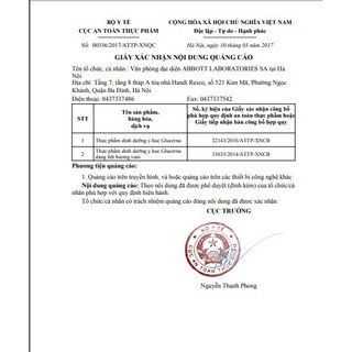 Sữa Glucerna hương Vani 850g( hàng chuẩn date mới)