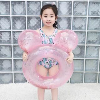 phao trẻ em vịt trong suốt