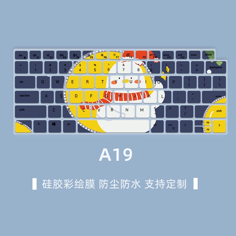 Phim Dán Bảo Vệ Bàn Phím Chống Bụi Bằng Silicon Họa Tiết Hoạt Hình Cho 14 "Dell Latitude 7420 7410 5420 5520 7420 7520 3320 3520 9510