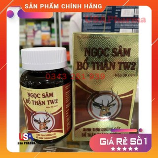 [Viên uống] Ngọc sâm bổ thận TW2 tăng cường sinh lý nam giới, hỗ trợ điều trị xuất tinh sớm