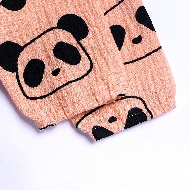 Set đồ ngủ dài in hình động vật hoạt hình dễ thương cho bé