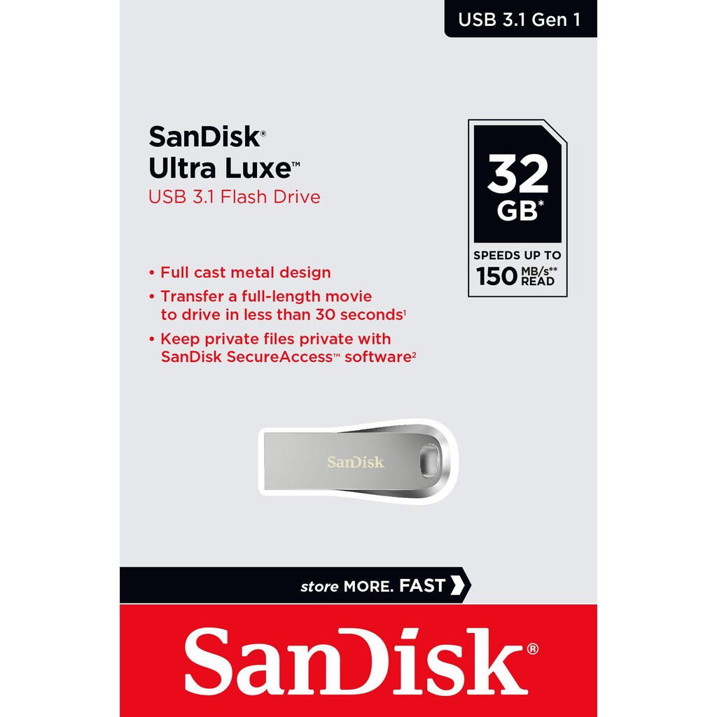 USB 3.1 SanDisk Ultra Luxe CZ74 16GB-32G-64G-128GB | BigBuy360 - bigbuy360.vn