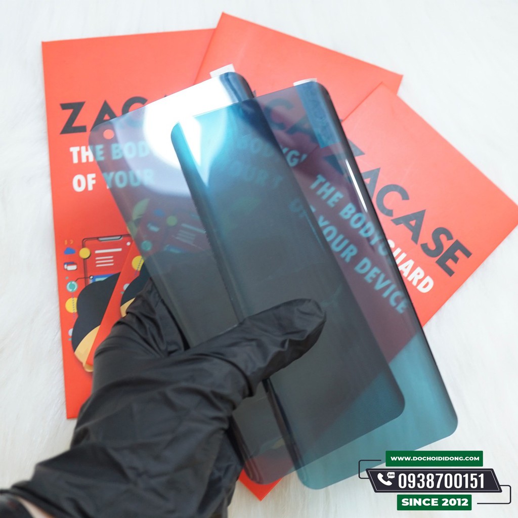 Dán cường lực chống nhìn trộm Xiaomi Mi 10 Ultra Zacase UV cao cấp