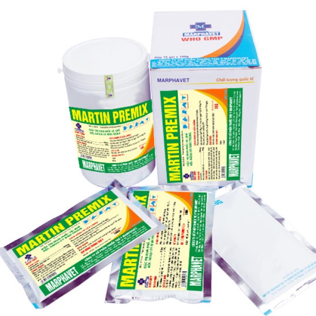 Martin premix - Thuốc trị giun sán, ve ghẻ