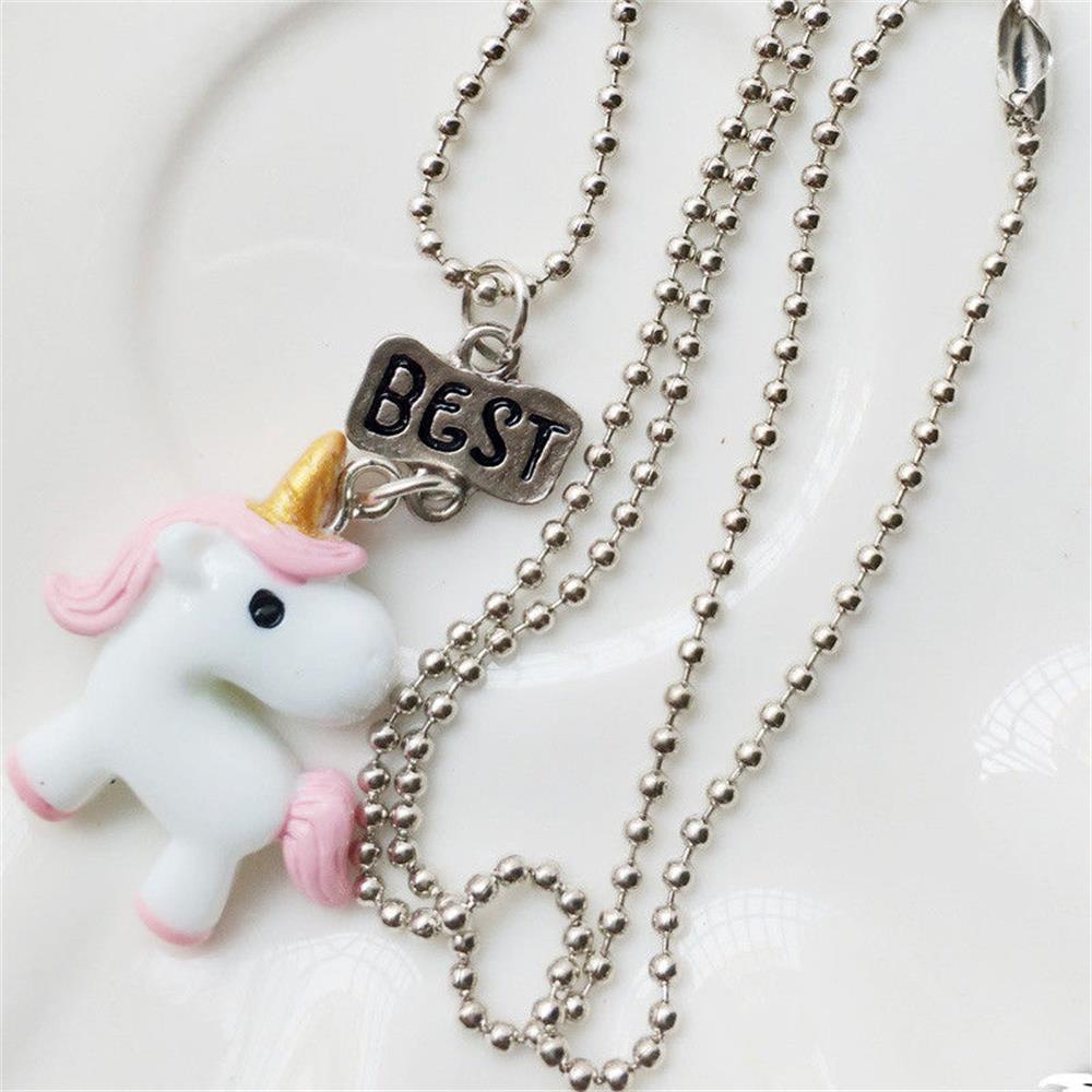NIUYOU Bộ 3 Vòng cổ Tình Bạn Mặt Khắc Chữ Best Friend Forever