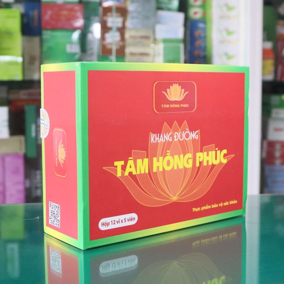 Khang đường tâm hồng phúc hỗ trợ điều trị: bệnh đái tháo đường, hạ đường huyết, giảm cholesterol, xơ vữa động mạch