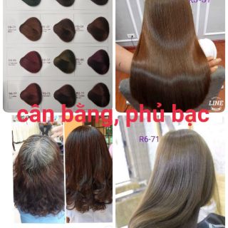 Mầu CHOCOLATE HT Hàn Quốc , cân bằng, phủ bạc, combo 10 tuýt, tặng bảng mầu.