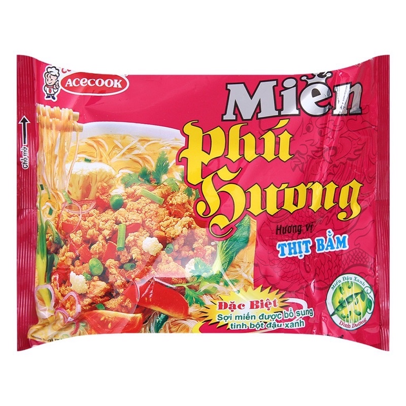 Thùng 24 Gói Miến Phú Hương Các Loại
