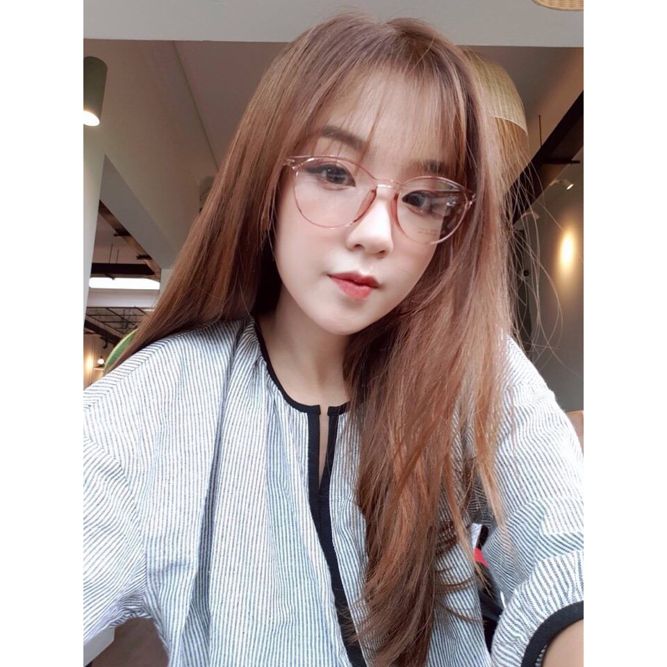 Mắt kính gọng dẻo hàn quốc cao cấp - kính mát giả cận nam nữ Tr90 21471 unisex AH163 | BigBuy360 - bigbuy360.vn