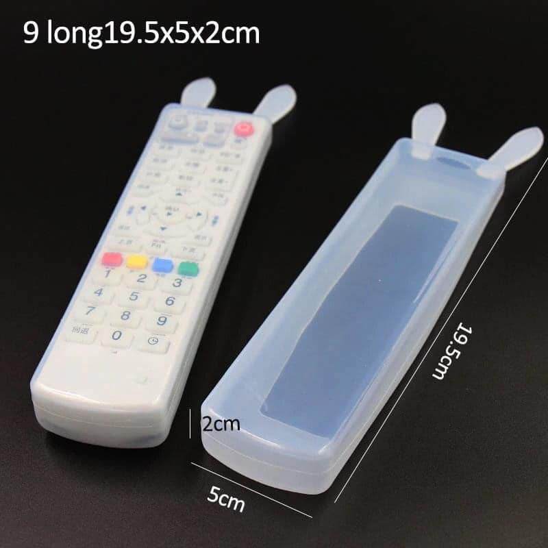 Bộ 2 chiếc Vỏ Bọc remote Silicone Tivi, Máy Lạnh Hình Tai Thỏ Dạ Quang Vỏ Bọc Điều Khiển tivi, máy lạnh dạ quang