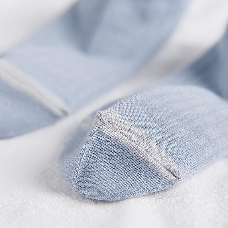 Vớ cotton 5 màu đơn giản