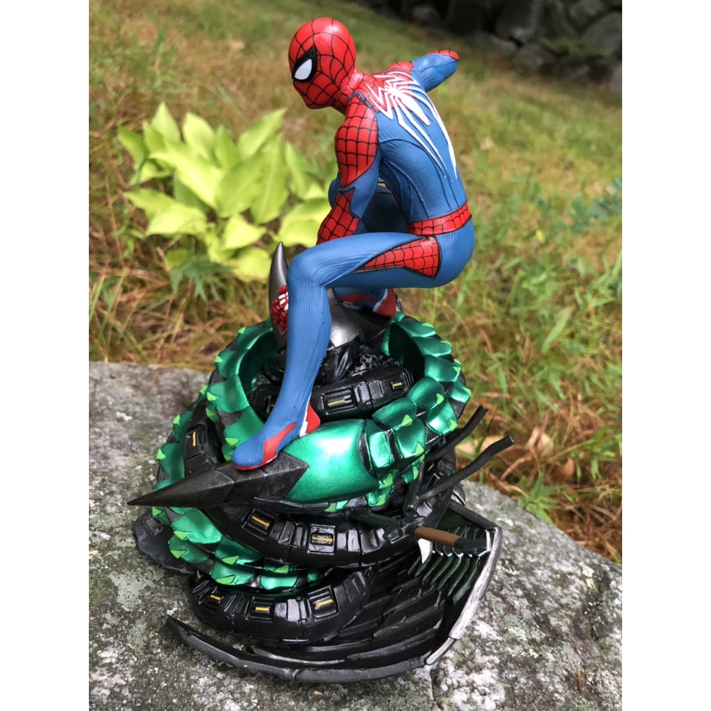 Mô hình Tượng Spider Man người nhện trong PS 4 - cao 18cm - Avengers
