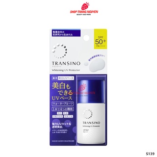 Kem Chồng Nắng Dưỡng Trắng Transino Medicated Whitening UV Protector SPF50+ / PA ++++ 30ml