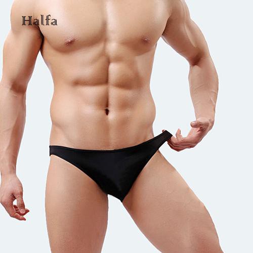 Quần lót nam dạng túi lồi màu trơn gợi cảm