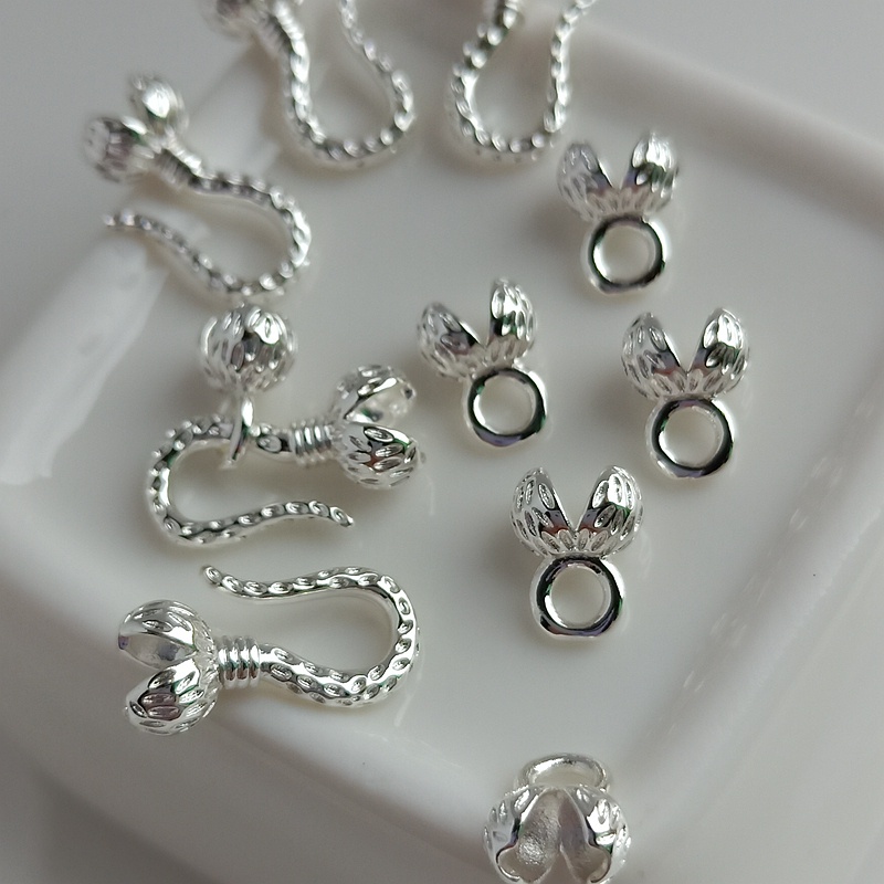 Phụ Kiện Khóa Cài Cho Túi Xách/ Vòng Tay Màu Bạc DIY