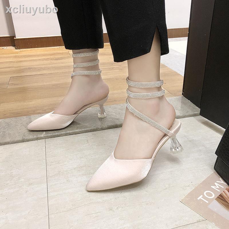 Giày Xăng Đan Cao Gót Đính Đá Thời Trang Cho Nữ | BigBuy360 - bigbuy360.vn