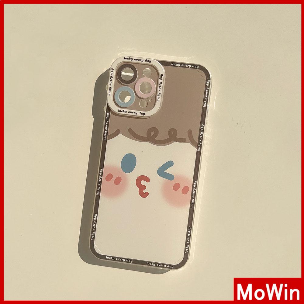 Ốp Điện Thoại Silicon Trong Suốt Viền Vuông Bảo Vệ Camera Chống Sốc Cho iPhone 13 Pro Max 12 Pro Max 11 7 Plus