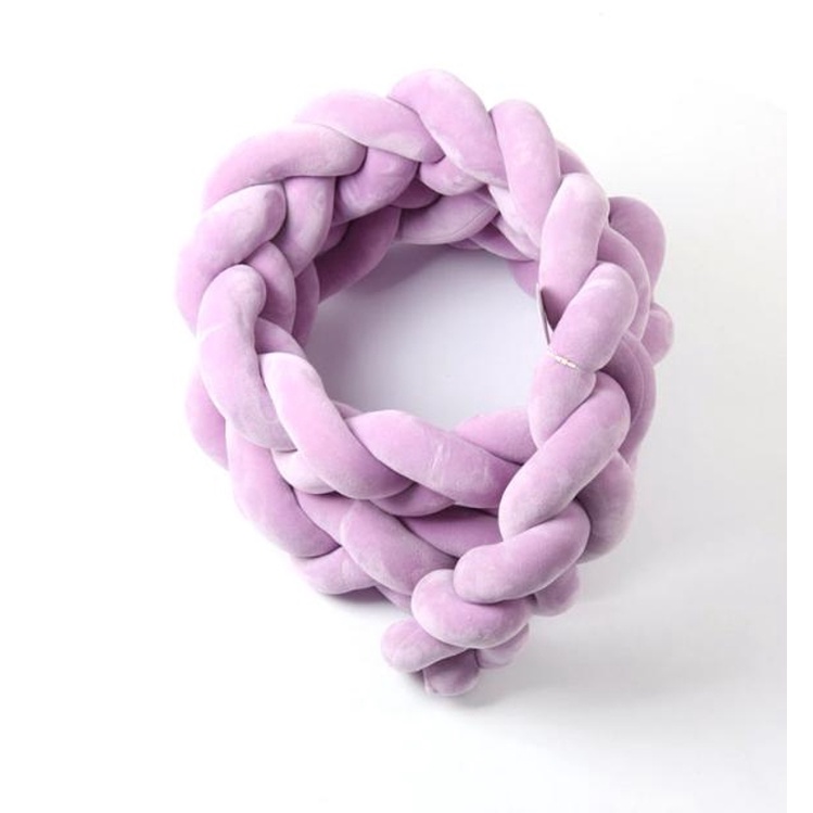 Gối Thắt Nút Mềm Mại Trang Trí Giường Cũi Em Bé