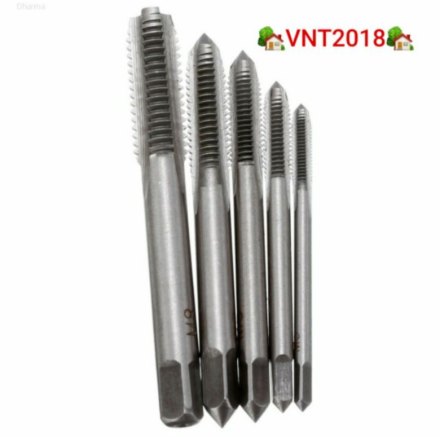 Bộ 5 mũi khoan taro M3/M4/M5/M6/M8