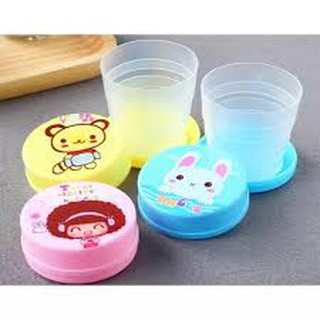 Ly uống nước gấp gọn hình thú dễ thương