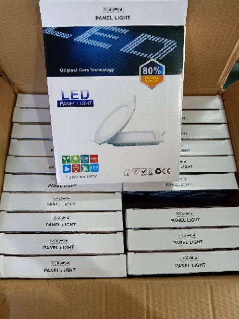 Đèn Led Panel Âm Trần siêu mỏng 12w phi 150 Trắng Vàng Vàng Nắng 4000k