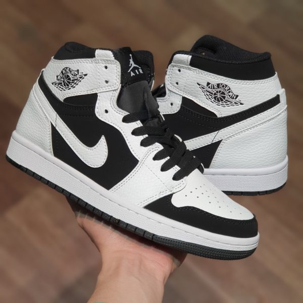 Giày Jordan Cổ Cao Thể Thao Nam Nữ, GIày JD1 Thời Trang Hight Panda Trắng Đen Hàng Đẹp Full Box, Dễ Phối Đồ