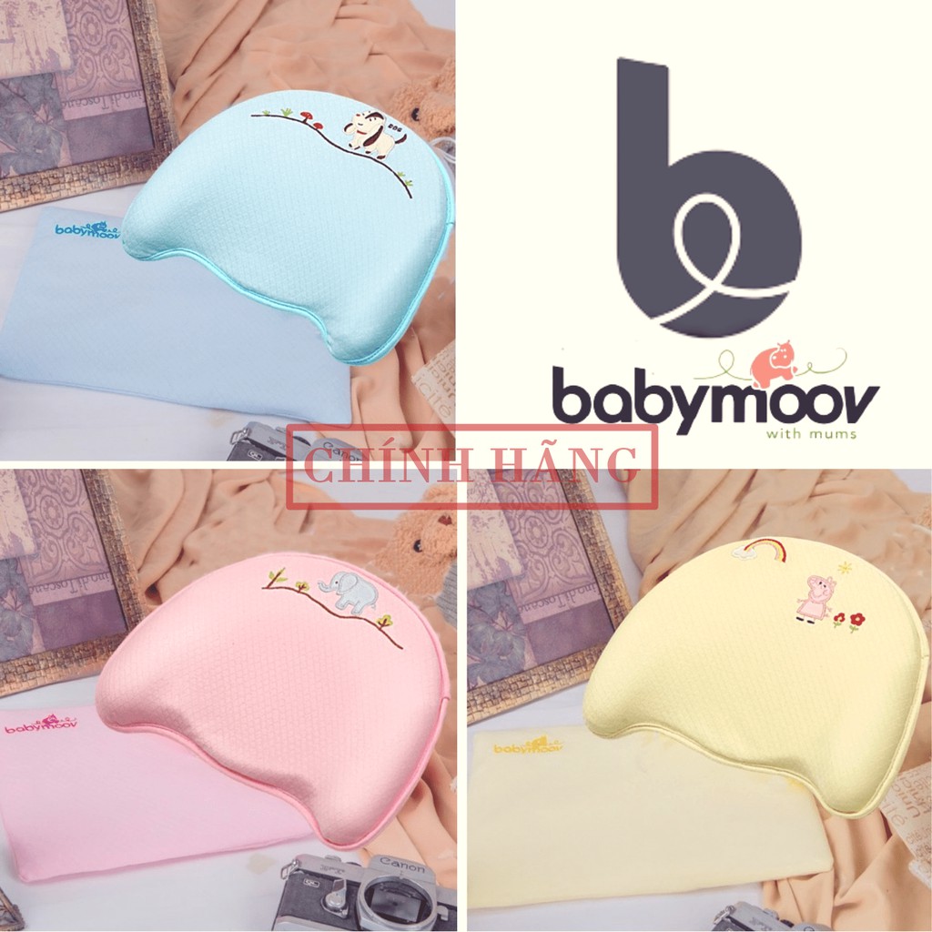 Gối cao su non, Gối chống bẹp méo đầu Babymoov