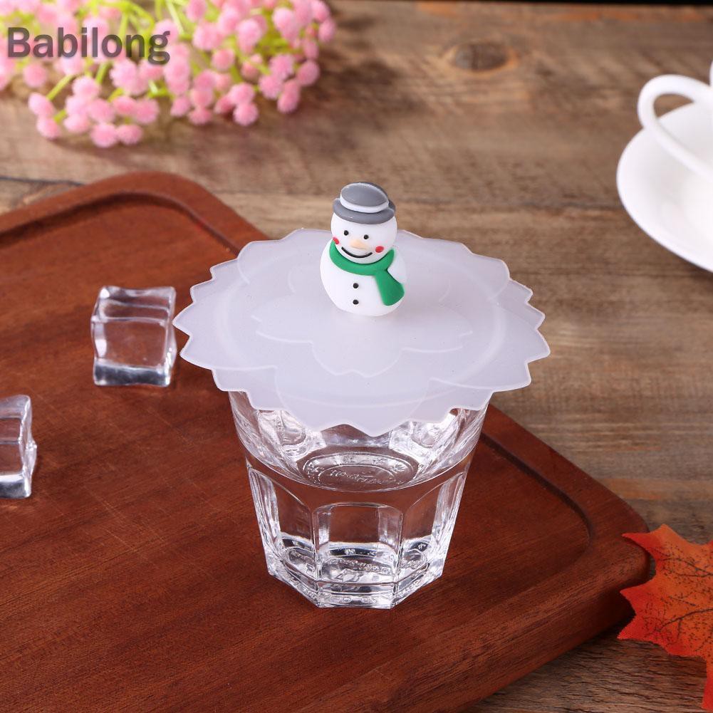 (Hàng Mới Về) Nắp Đậy Ly Uống Nước Bằng Silicone Trong Suốt Chịu Nhiệt Chống Bụi